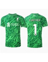 Moške Nogometnih dresov Liverpool Alisson Becker #1 Vratar Gostujoči 2024-25 Kratki rokavi